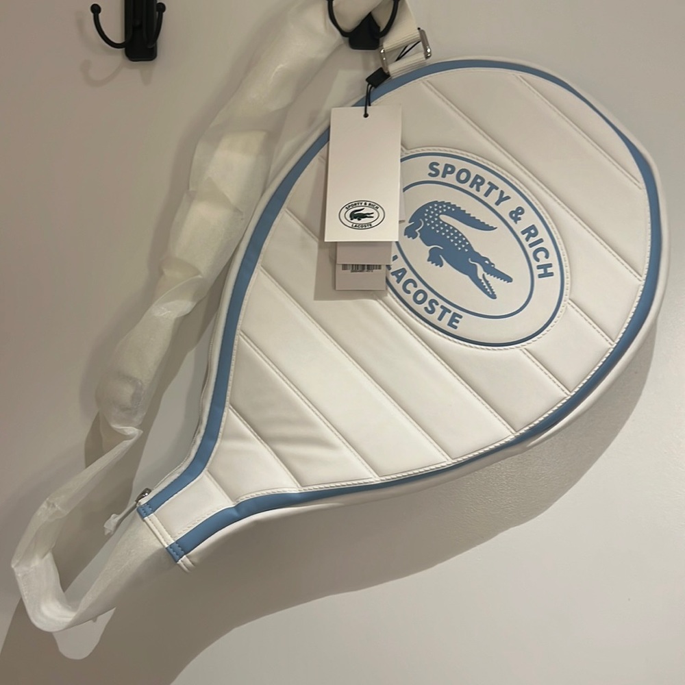 Sporty and rich x Lacoste Tennis Racket Bag